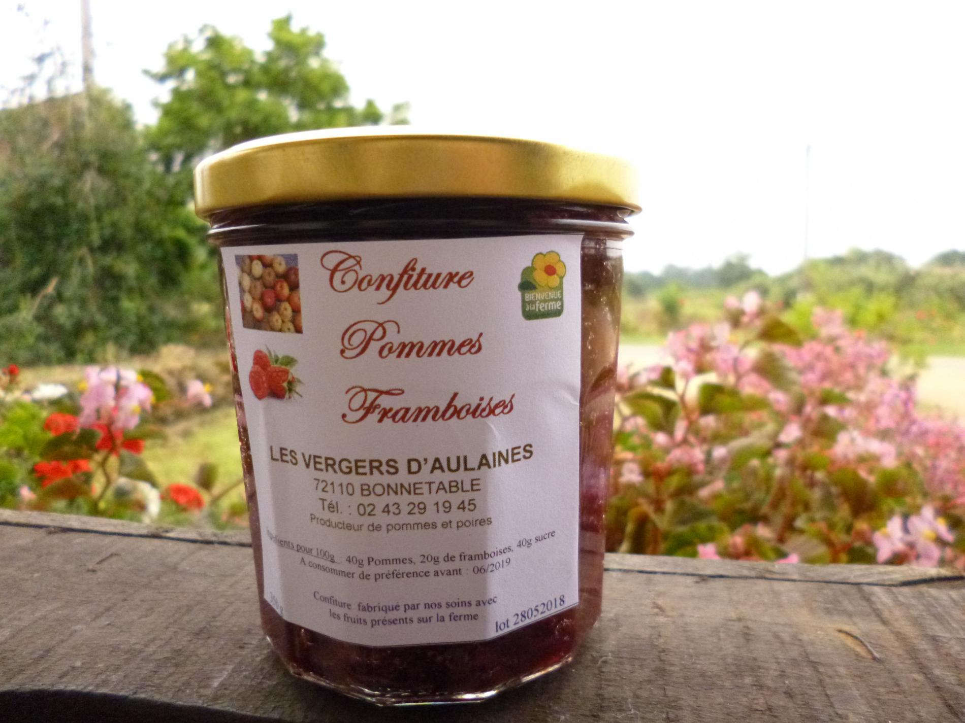 Confiture Pommes/Framboises